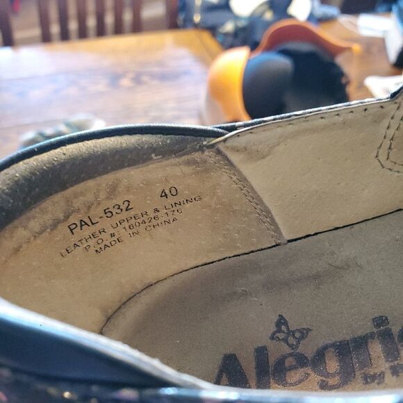 Alegria paloma black weave Mary Jane sz 40 - Picture 4 of 4